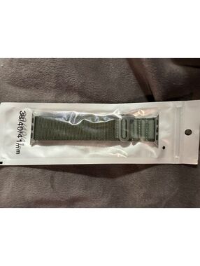 Durable Olive Green Nylon Watch Band Strap for 38/40/41mm